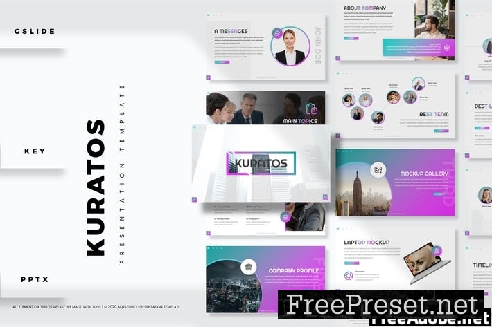 Kuratos - Presentation Template XEQSTNC