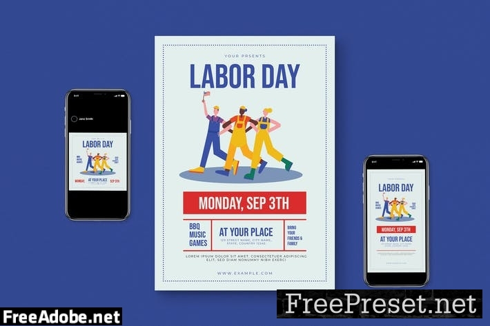 Labor Day Flyer Pack HU2CB6M