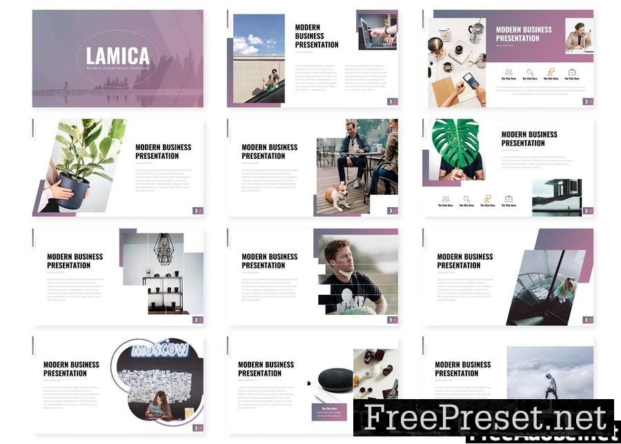 Lamica - Presentation Template