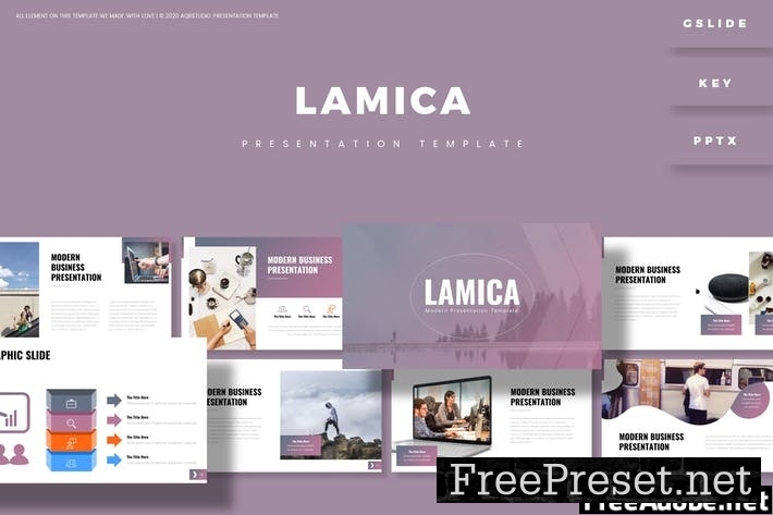 Lamica - Presentation Template J4K6S52