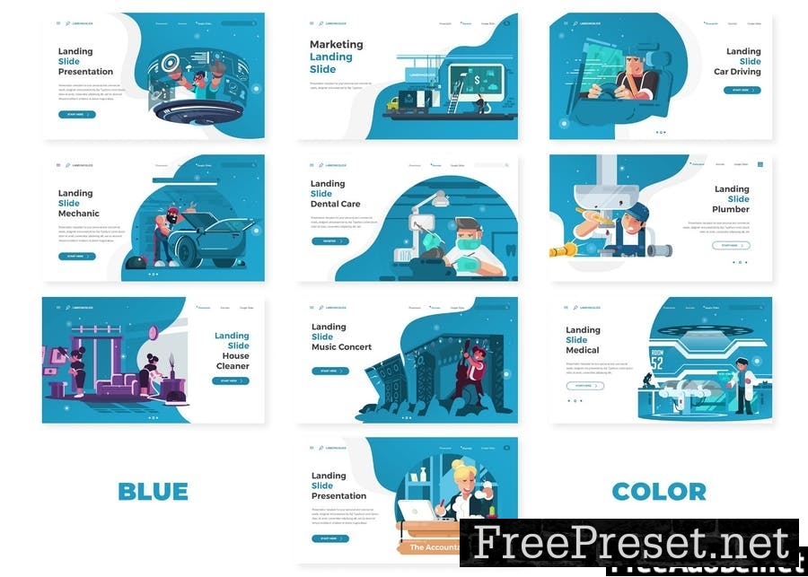 Landing Slide - Powerpoint Template