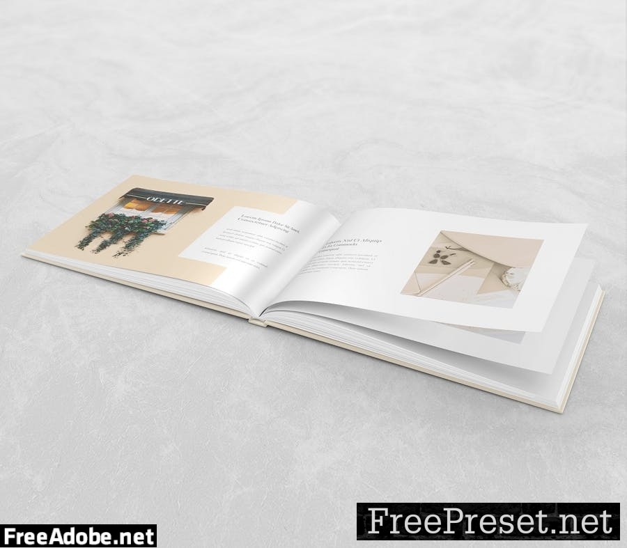 Landscape Book - Mockup JGBJLTD