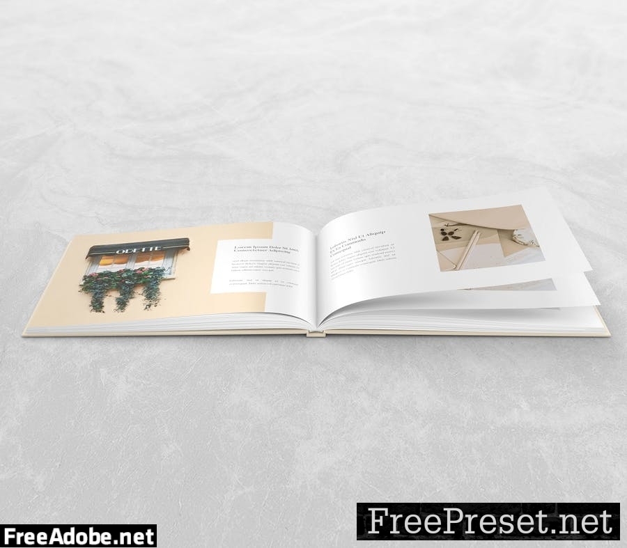 Landscape Book - Mockup JGBJLTD