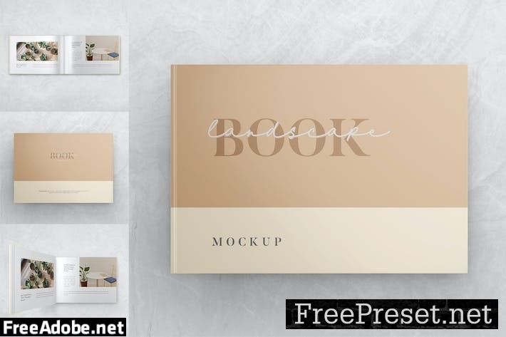 Landscape Book - Mockup Vol.2 L3RY7NR