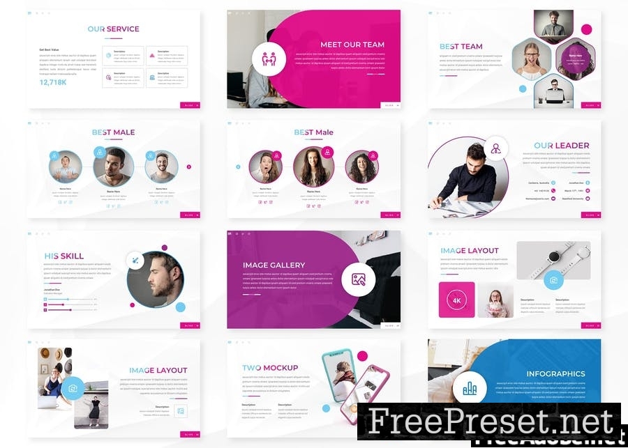 Languor - Presentation Template K45PBEU