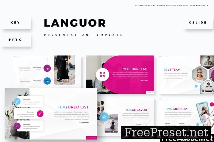 Languor - Presentation Template K45PBEU