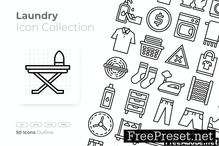 Laundry Outline Icon 35XLY7Z