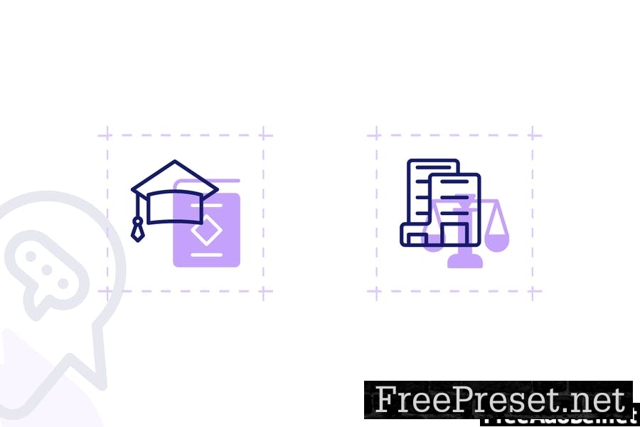 Law and Regulation Icons (Line and Solid)