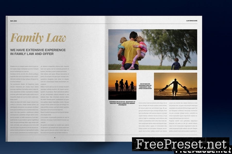 Law Firm Brochure Template