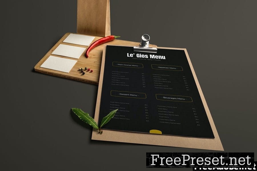 Le Gios Food | Restaurant Menu AUHS6FH