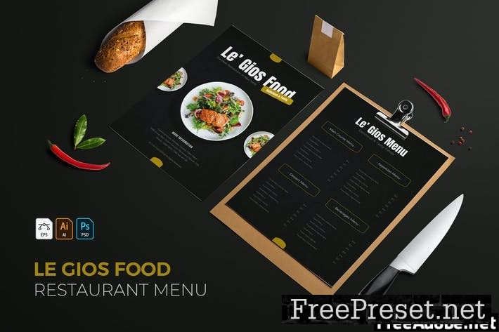 Le Gios Food | Restaurant Menu AUHS6FH