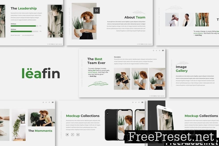 Leafin Presentation Template