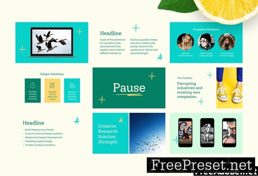 Lemonade — Powerpoint Presentation Template MQ4CPCT