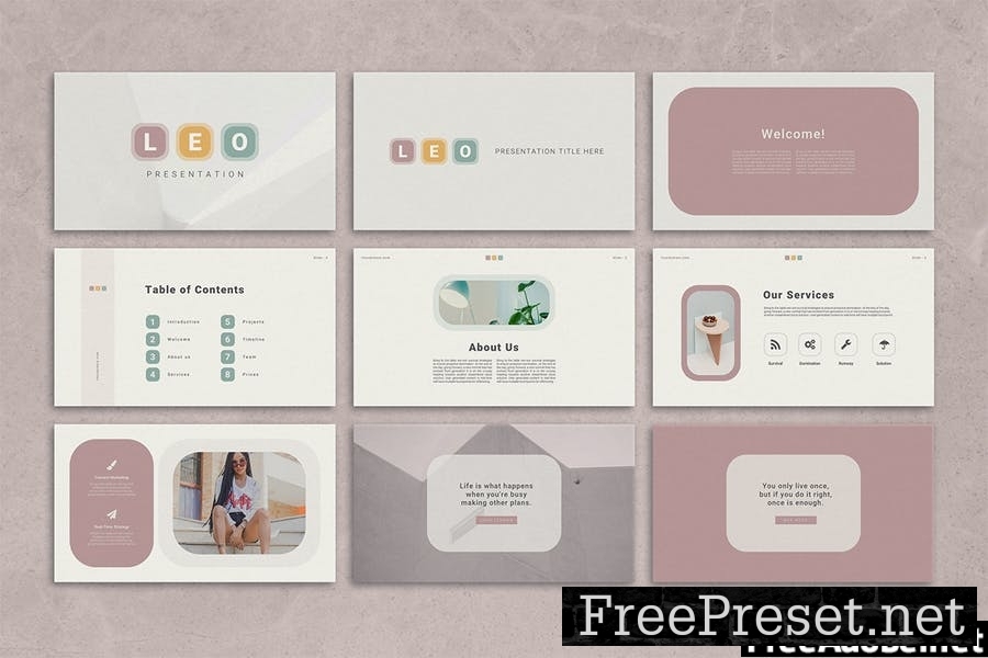 Leo PowerPoint Presentation Template