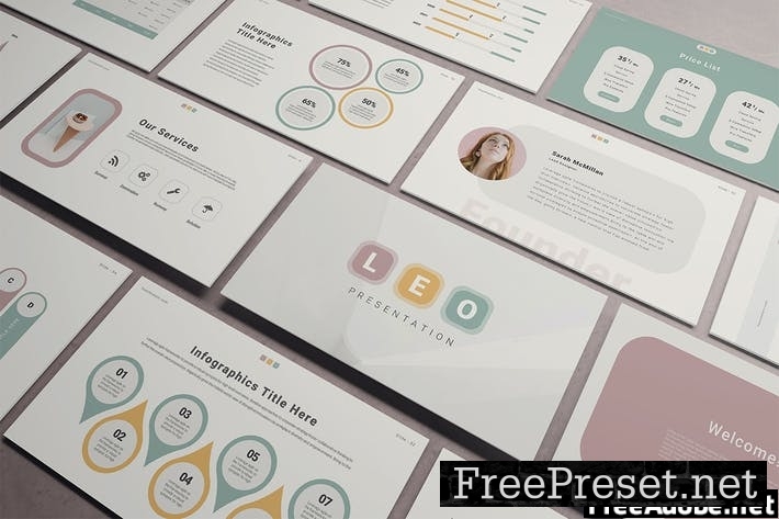 Leo PowerPoint Presentation Template 9VLDNBW