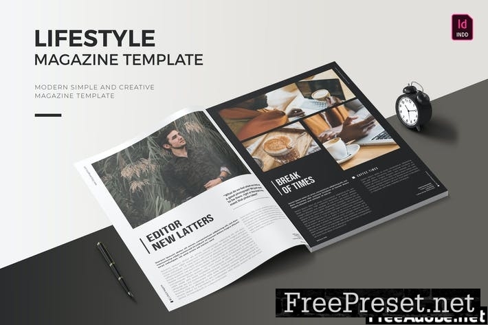 Lifestyle Magz | Magazine Template F78HFTU