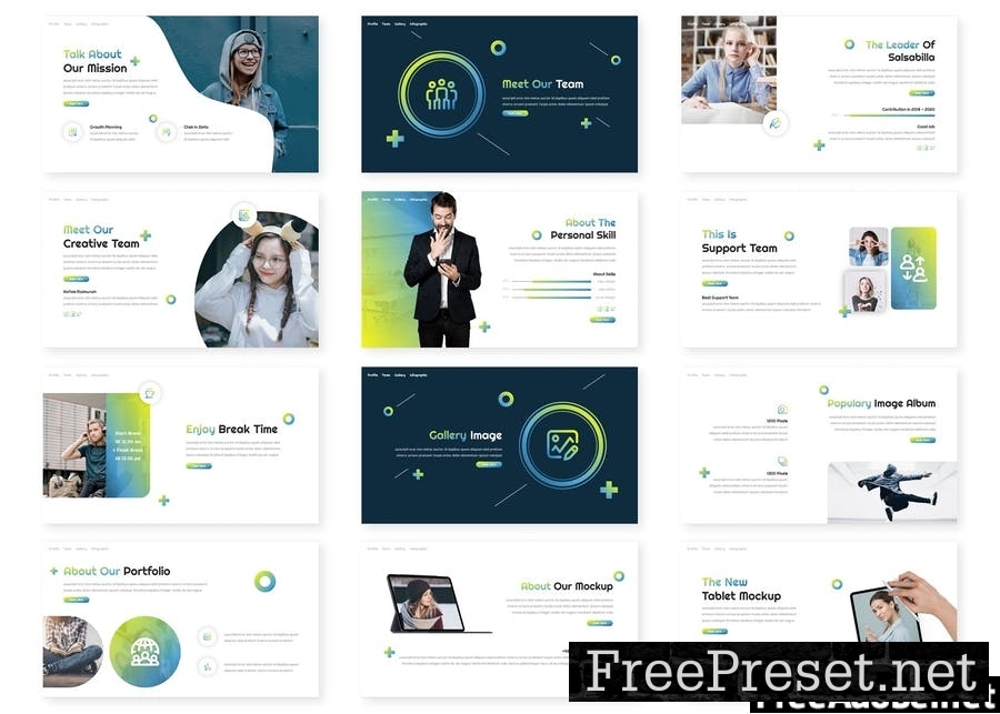 Light Color - Creative Powerpoint Template