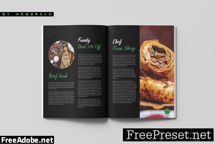 Lima | Cookbook - Recipe Book Indesign Template PZ4YZEF