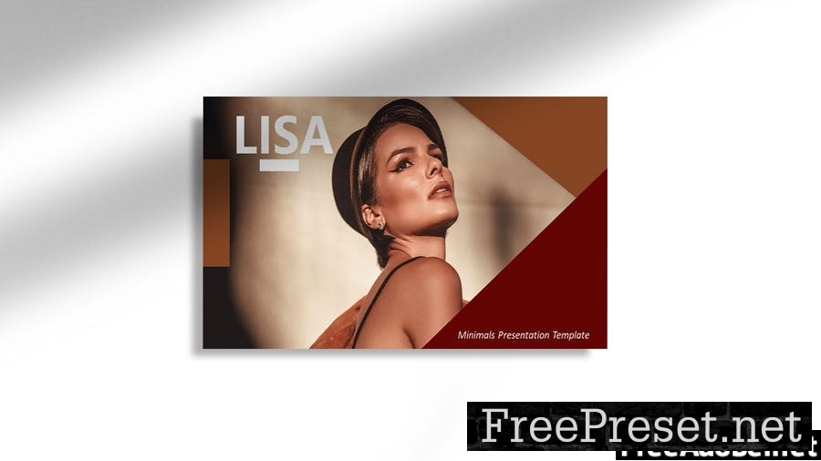 LISA - Fashion Powerpoint Template 5H3CUE6