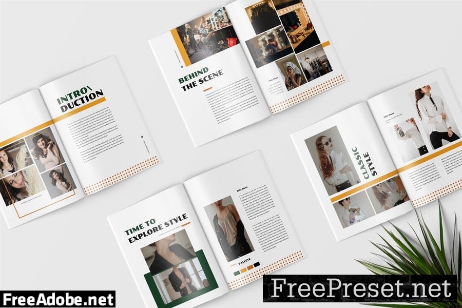 Lookbook Magazine Template D9TWEQ8