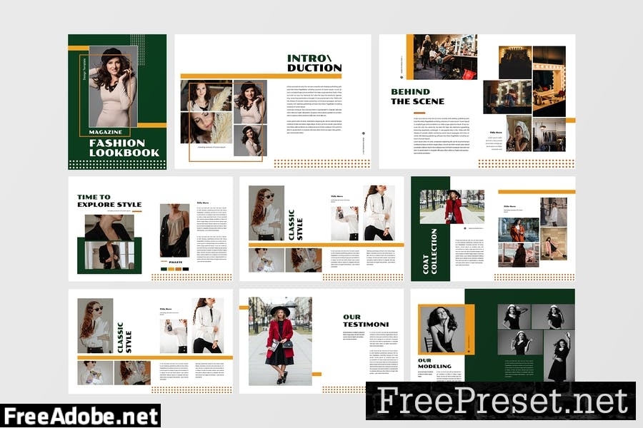 Lookbook Magazine Template D9TWEQ8