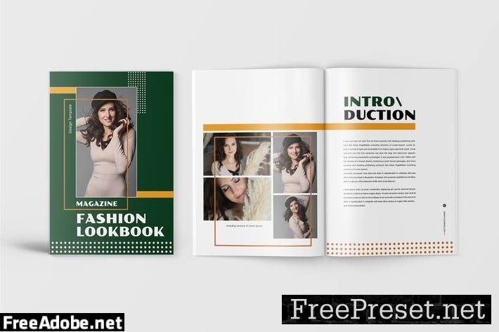 Lookbook Magazine Template D9TWEQ8