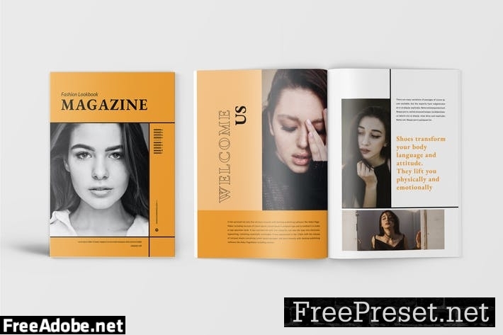 Lookbook Magazine Template FDVURFD