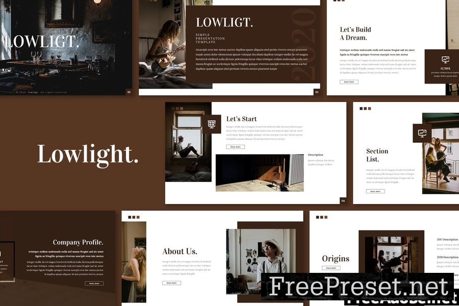 Lowlight Presentation Template