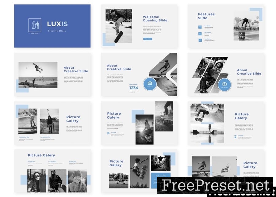 Luxis - Presentation Template FSL6J9U