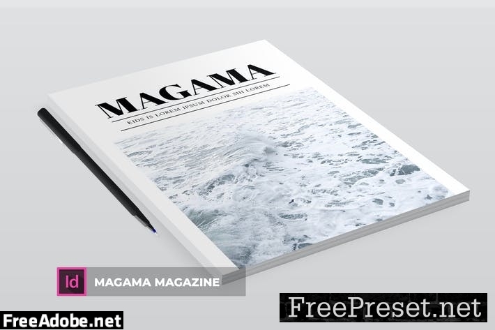 Magama | Magazine Template 8BA9Q5P