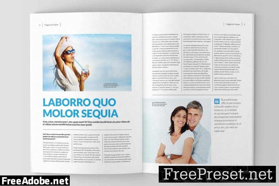 MAGAZINE DESIGN - Magazine Template