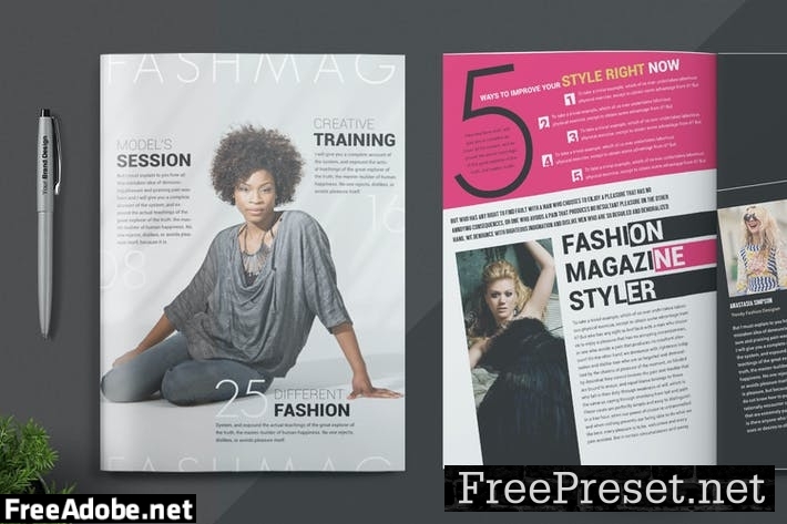 Magazine Template LBD5CNT