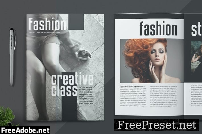 Magazine Template 856Z8ZC