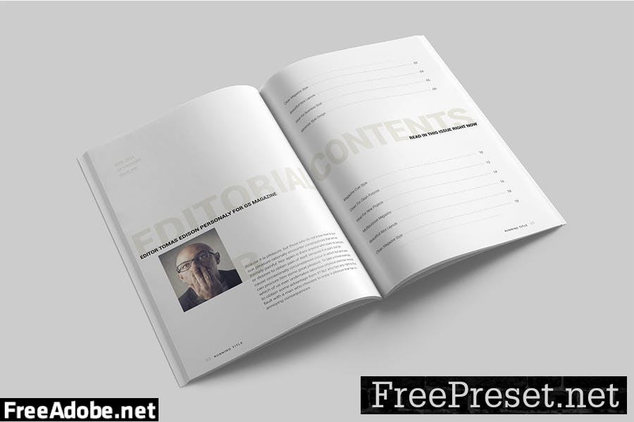 Magazine Template