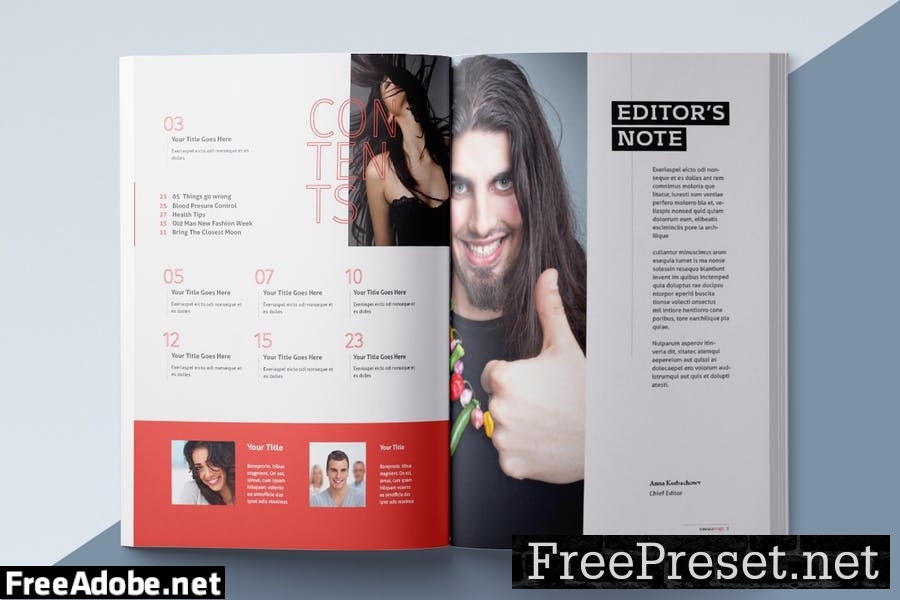 Magazine Template