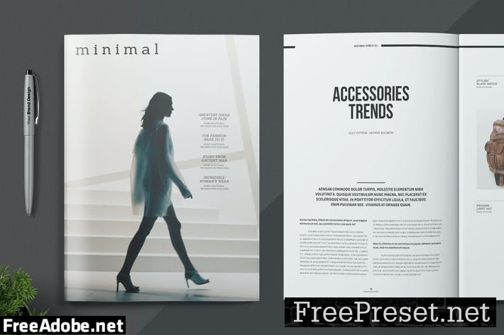 Magazine Template 52MQR94