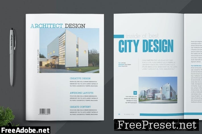 Magazine Template YA7L4SG