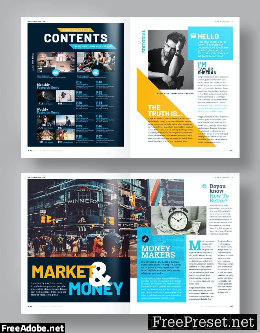 Magazine Template