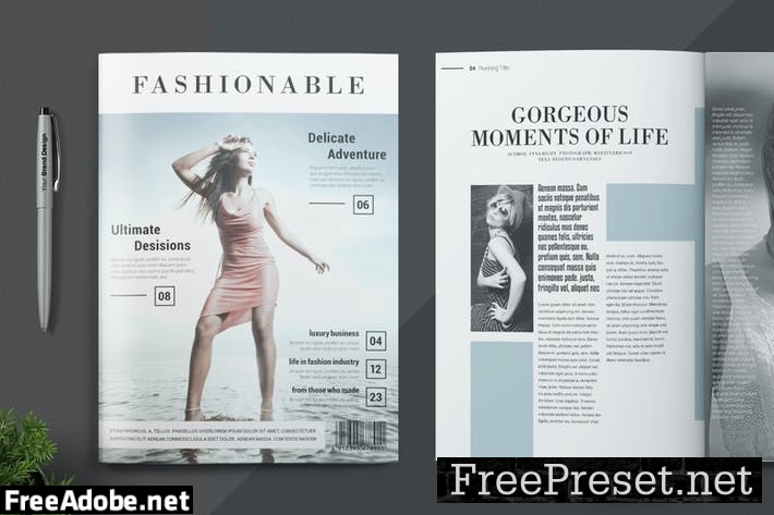 Magazine Template 39XZD48