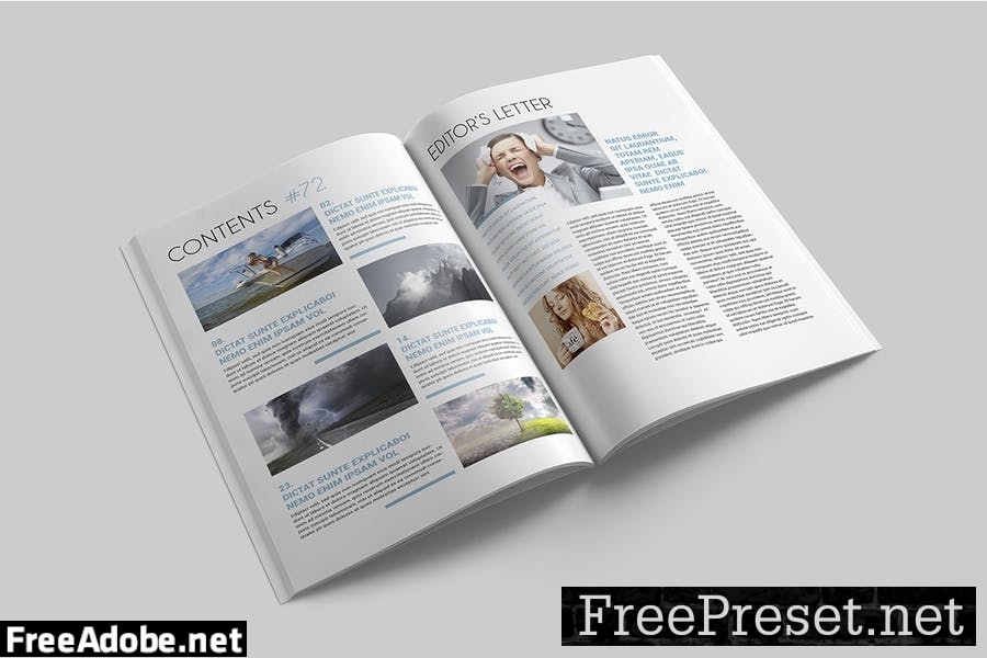 Magazine Template 2CHAWA9