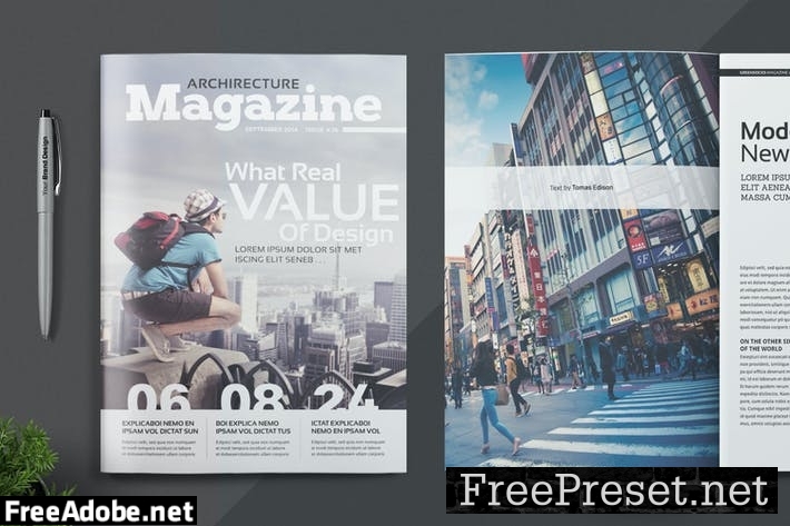 Magazine Template 2QFXWWG