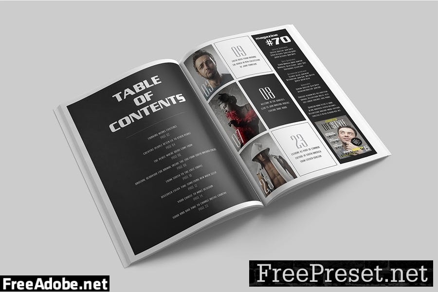 Magazine Template 3Q8VH4W