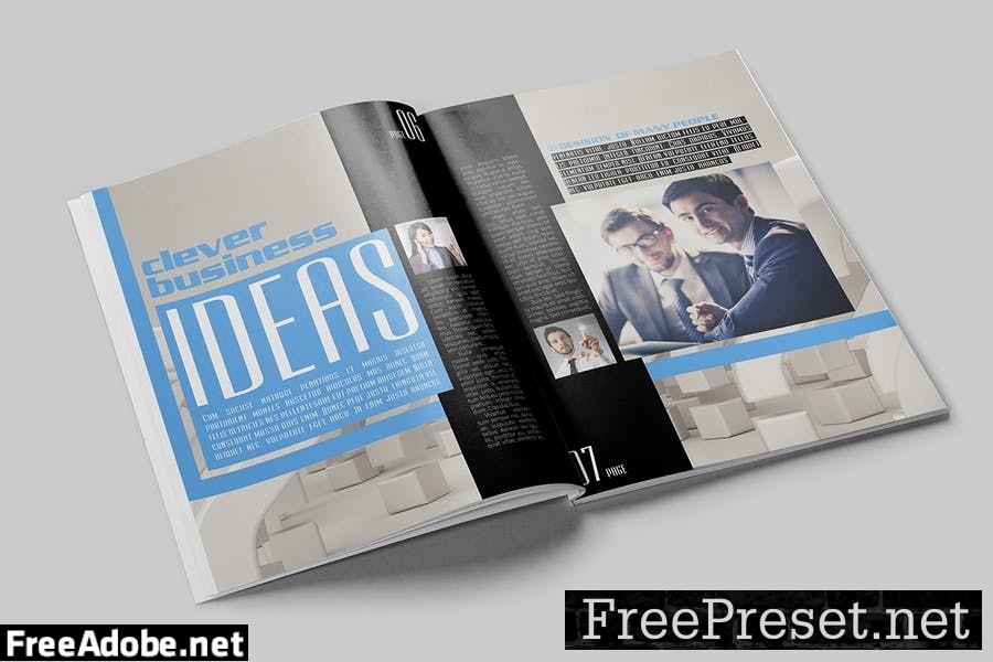 Magazine Template 3Q8VH4W