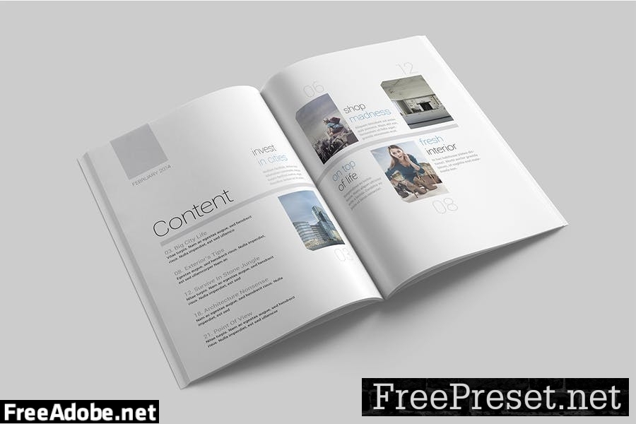 Magazine Template 3WV5NAM