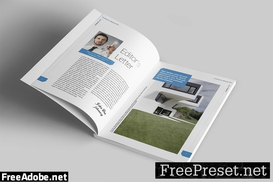 Magazine Template 3WV5NAM