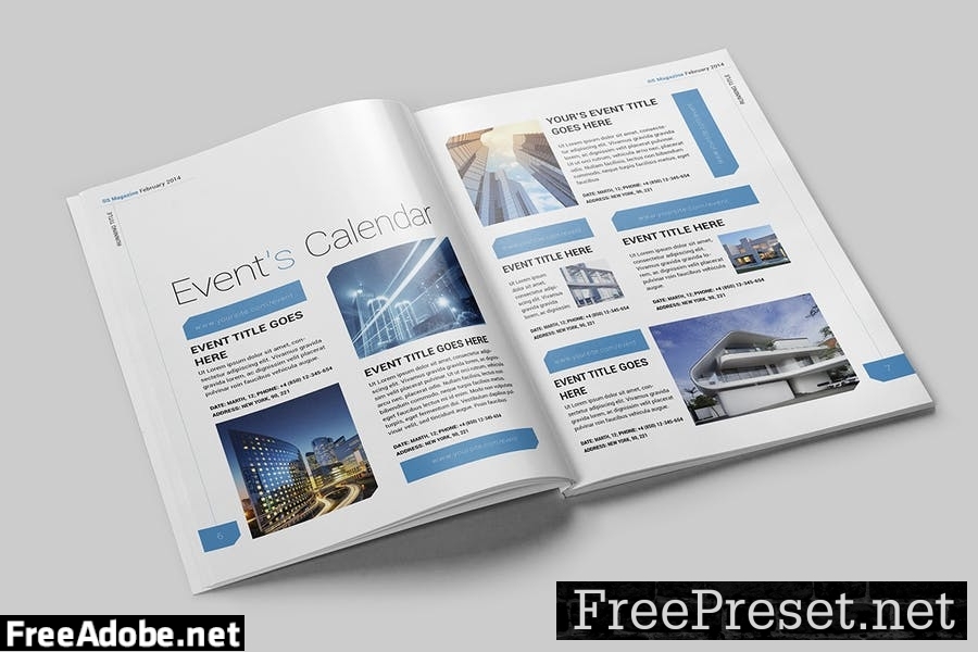 Magazine Template 3WV5NAM