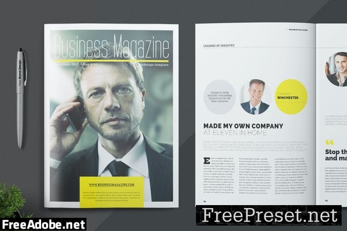 Magazine Template BMAAXPX