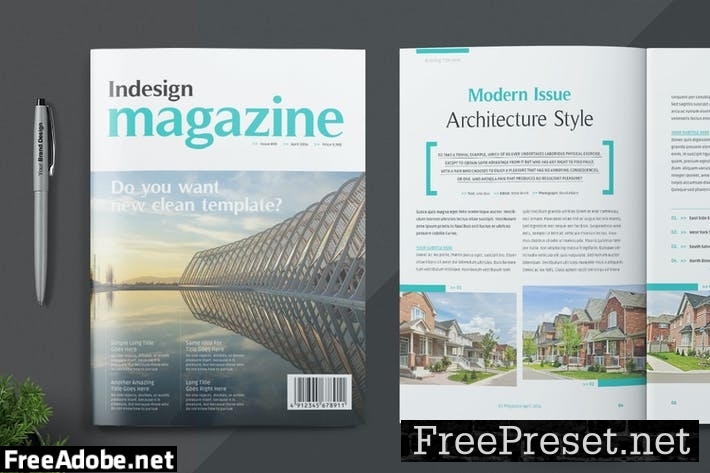 Magazine Template RCHJ47W