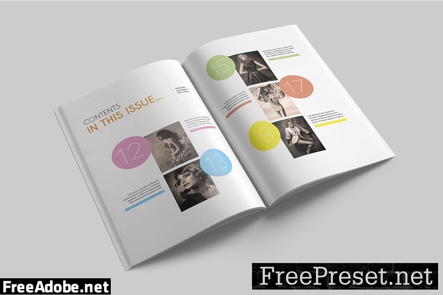 Magazine Template 4DG6APQ