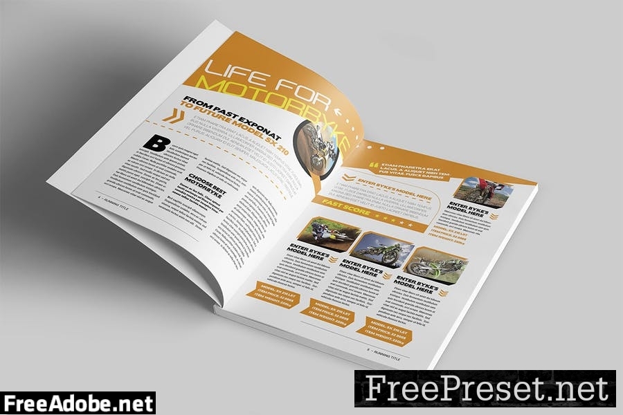 Magazine Template 62QNHY4